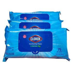 Clorox - Bleach Free Disinfecting Cleaning Wipes - 75 Count (Pack Of 3) - Fresh